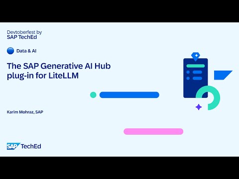 🔵 The SAP Generative AI Hub plug-in for LiteLLM
