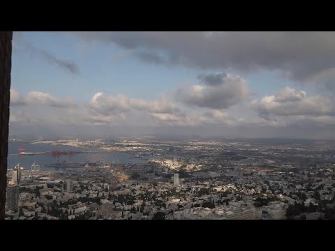 Rockets intercepted over the northern Israeli city of Haifa