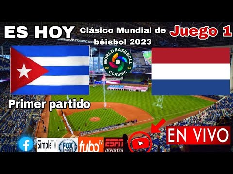 Cuba vs. Países Bajos en vivo, donde ver, a que hora juega Cuba vs. Holanda, beisbol fecha 1
