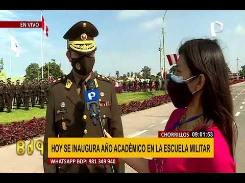 Escuela Militar de Chorrillos inaugura año académico con clases presenciales