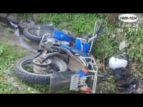 Acompañante de motocicleta muere en accidente de tránsito