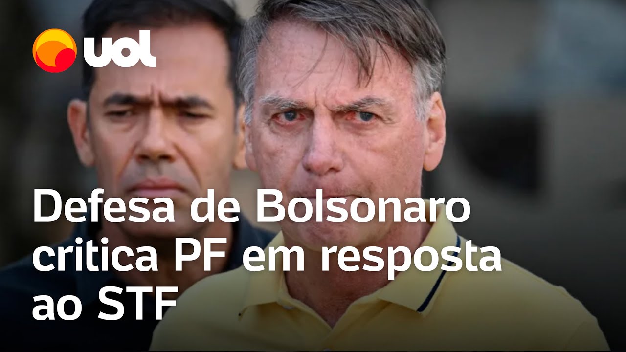 Defesa de Bolsonaro critica PF e fala em “perseguição em resposta ao STF