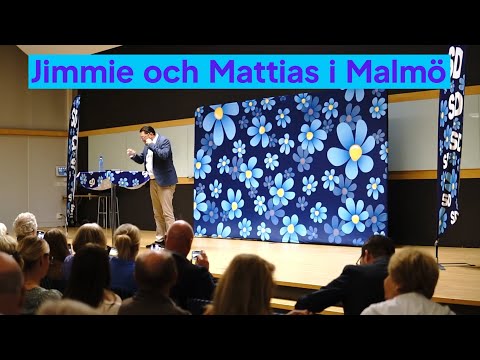 Valupptakt i Malmö med Jimmie och Mattias!