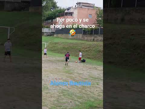 por poco y se ahoga #futbol