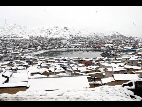 Cerro de Pasco se congela: La ciudad amaneció a 3 grados y con la probabilidad de seguir bajando