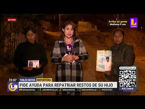 Madre pide ayuda para repatriar cuerpo de joven peruano fallecido en Italia