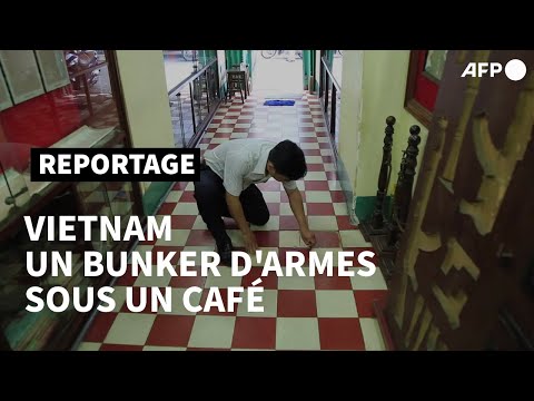 Un bunker d'armes de la guerre du Vietnam sous un café de Saïgon | AFP