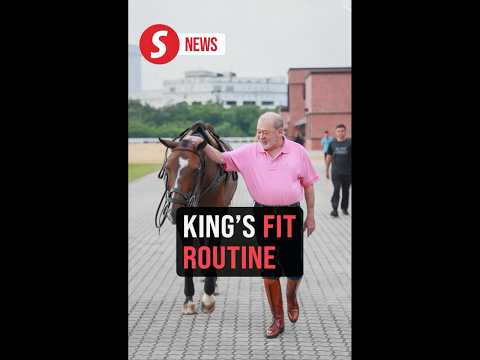 Horse riding and walking: Sultan Ibrahim's fitness routines