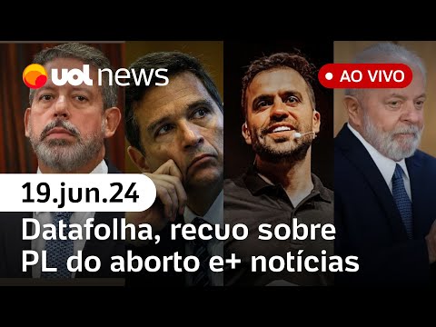 PL do aborto: Lira recua, aprovação de Lula: UOL News com Fabíola, Josias, Tales, Bergamo e+ | 16/06