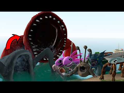 NEW FILTER MUNCHER SEA CREATURE VS ALL GIANT SEA MONSTERS In Garry's Mod!