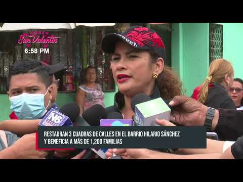 Mejores caminos: Alcaldía de Managua inaugura calles en el Distrito IV - Nicaragua
