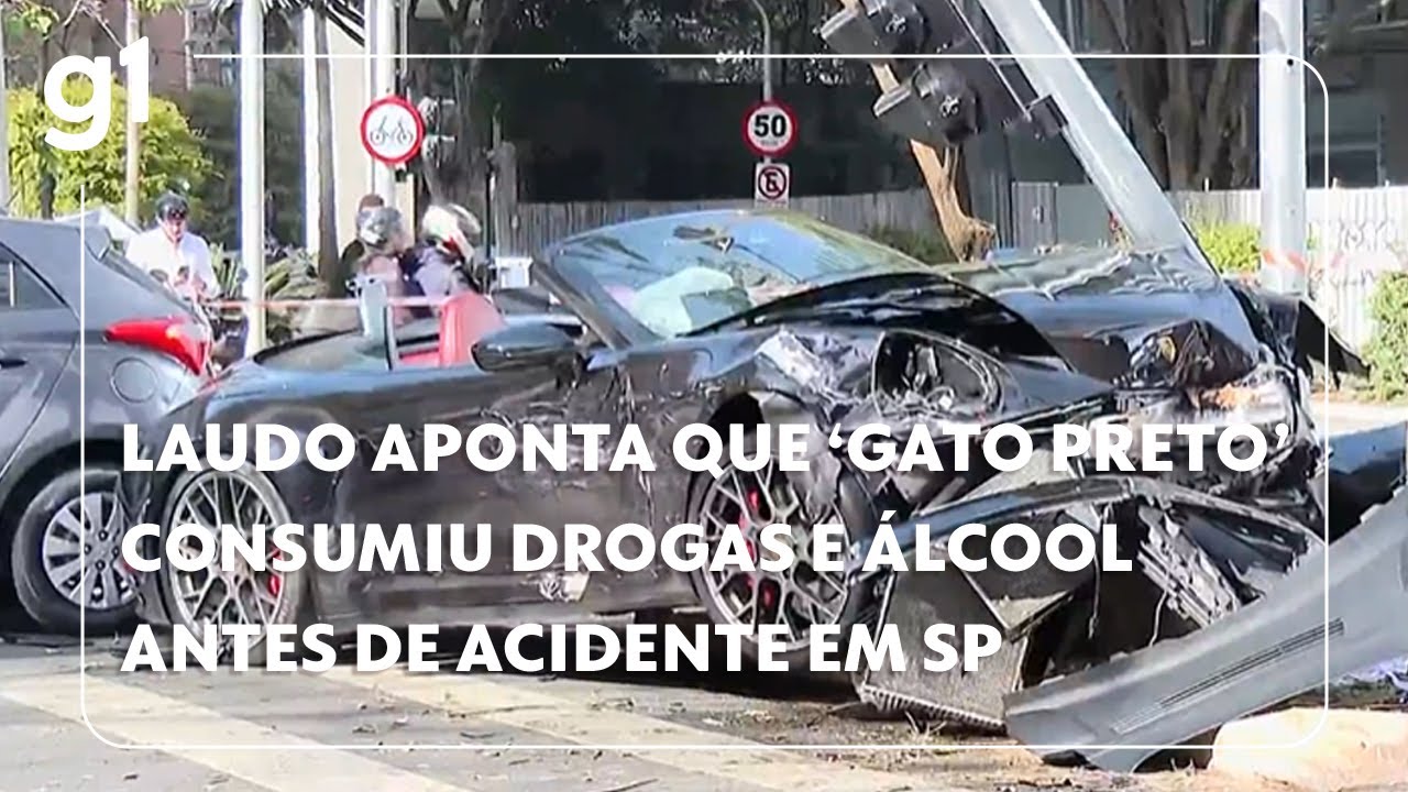 Laudo aponta que Gato Preto consumiu drogas e álcool antes de acidente