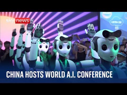 Artificial intelligence: China hosts World AI Conference... and dancing robots