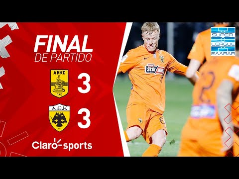 Aris (3-3) AEK Atenas | Resumen Final | Super Liga de Grecia