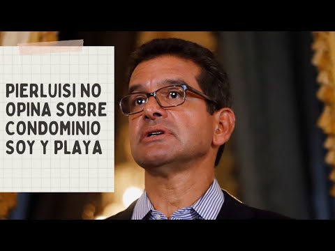 Pedro Pierluisi no opina sobre Condominio Sol y Playa