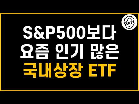 요즘 S&P500보다 더 <strong>인기</strong> 많다는 ETF
