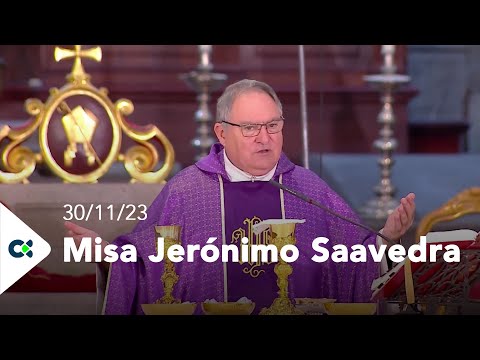 Misa funeral por Jerónimo Saavedra