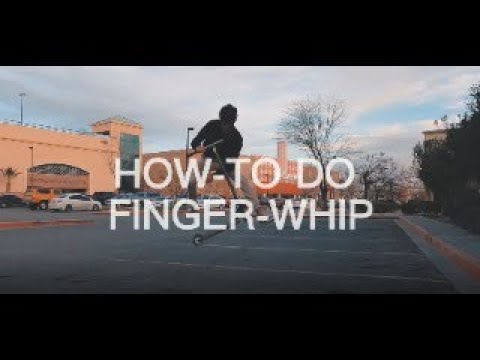 How To Do Finger Whip On A Scooter | Jorge Rivas