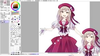 寝ぼけながらお絵かきしました