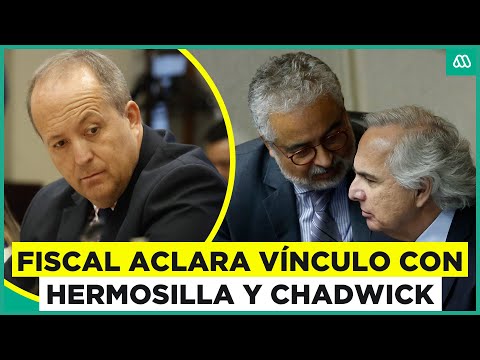 Caso Audios: Fiscal Valencia aclara vínculo con Chadwick y Hermosilla