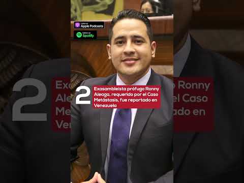 Ronny Aleaga fue reportado en Venezuela | Microvistazo | Vistazo
