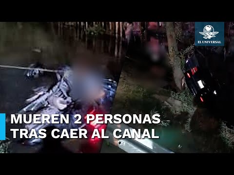 Fatal accidente en Xochimilco: vehículo con cinco ocupantes se sumerge en canal