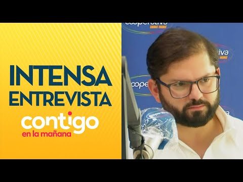 DEFIENDO LA CONVENCIÓN: La intensa entrevista a Gabriel Boric en la radio - Contigo en La Mañana