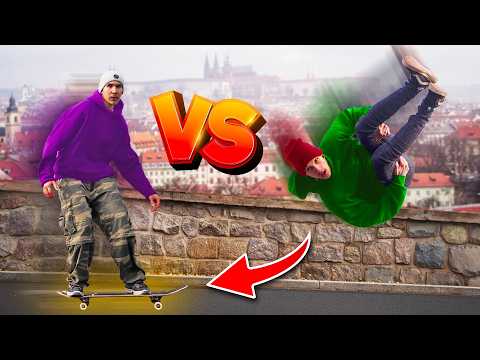 SKATE vs. PARKOUR! | CO JE RYCHLEJŠÍ?!