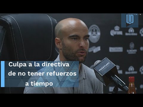 Eduardo Arce culpa a la directiva de Puebla por no tener refuerzos a tiempo