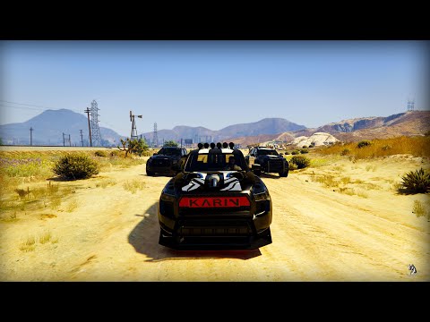GTA 5 - Everon RS vs Caracara Pursuit (Police Chase)