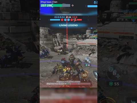 War Robots - Living Legend With Lumen Weapons on Vulcan! 🔥 #isaacchanwr #warrobots #gaming #wr