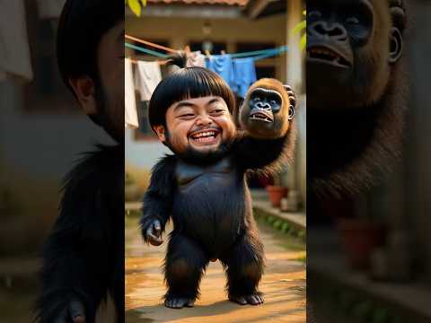 PRANK EMAK malah ketemu Gorilla beneran 😭