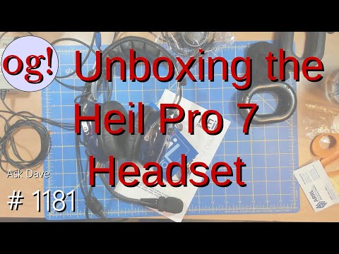 Unboxing the Heil Pro 7 Headset (#1181)