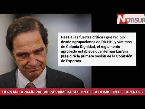 Hernán Larraín presidirá primera sesión de la comisión de expertos