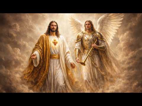 CRISTO JESÚS Y ARCÁNGEL MIGUEL 5 MINUTOS DONDE EL TIEMPO PARA Y DESPIERTA LUZ