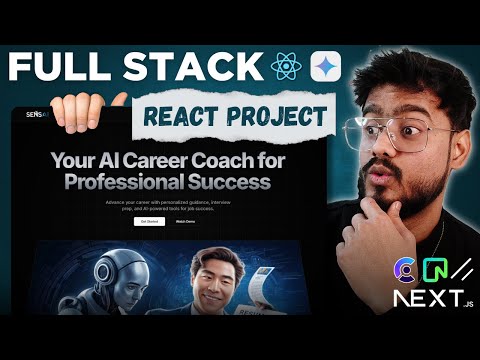 Full Stack React Project ( AI Career Coach ) - Next JS, Tailwind, Gemini AI, Prisma, Shadcn UI 🔥