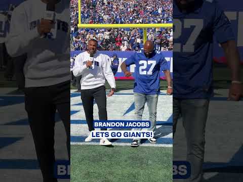 🗣️ Brandon Jacobs bringing the HYPE #giants #nfl #newyorkgiants #football #<strong>gameday</strong> #football