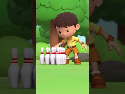 A bola de boliche está se movendo sozinha?! | Leo, O Guarda Florestal | Animação #shorts