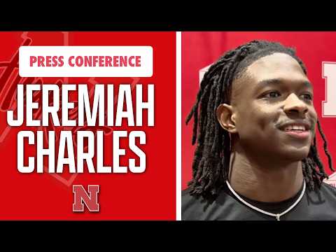 Nebraska Football DB Jeremiah Charles meets with media following Red-White spring game | GBR