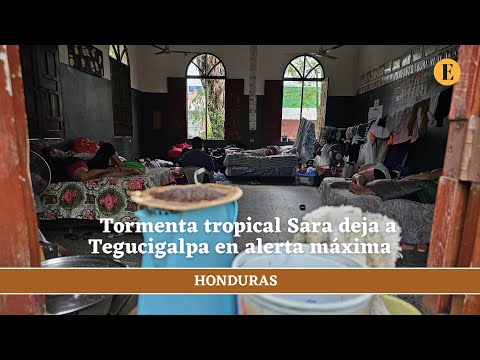 Tormenta tropical Sara deja a Tegucigalpa en alerta máxima