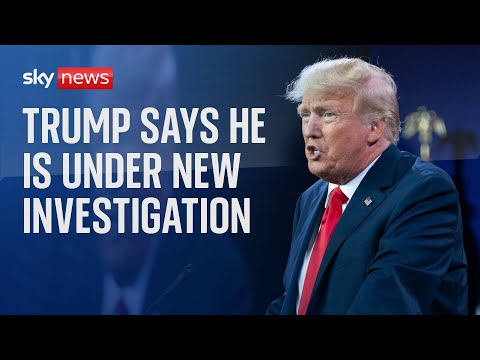 Donald Trump 'notified he is target' of investigation into 2020 election