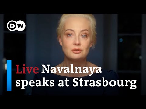 LIVE: Navalnaya addresses the European Parliament I DW News