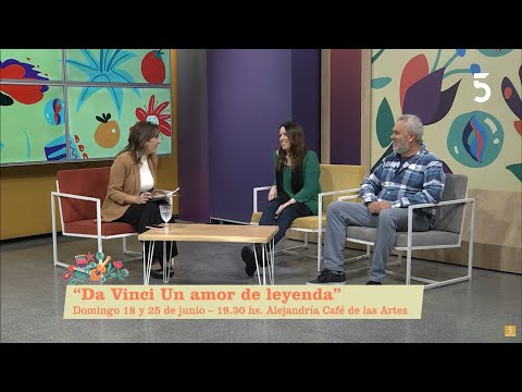 Gisella Perrone y César Martínez presentaron la obra “Da Vinci Un amor de leyenda”  | 16-06-2023