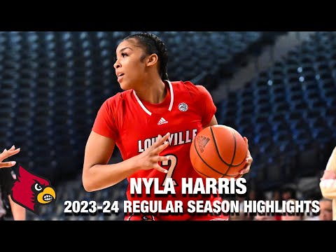Nyla Harris 2023-24 Regular Season Highlights | Louisville Forward