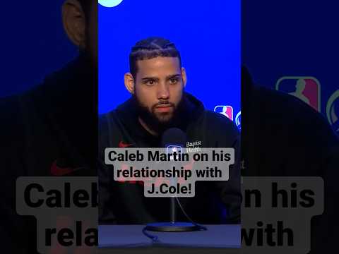 “That’s Like My Brother”- Caleb Martin Talks J.Cole’s support ahead of the #NBAFinals! | #Shorts
