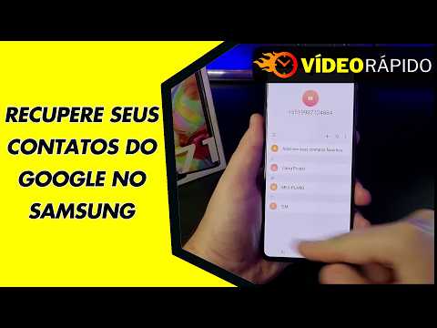 RECUPERE SEUS CONTATOS DO GOOGLE NO SAMSUNG