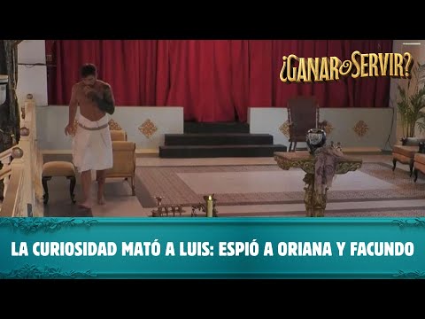 Mateucci va a espiar a Oriana y Facundo teniendo intimidad | ¿Ganar o Servir? | Canal 13