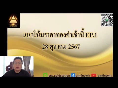 แนวโน้มราคาทองคำประจำวันที่2