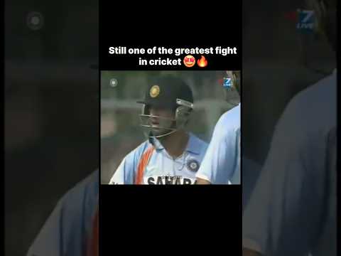one of the greatest fight in cricket#shortvideo#trending