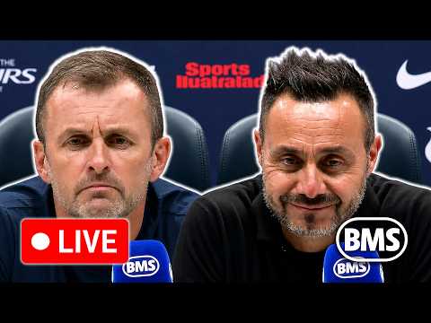 🔴 LIVE | Roberto De Zerbi and Nathan Jones | Tottenham 5-1 Charlton | Carabao Cup